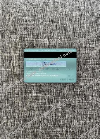 USA New York CFSB bank AMEX card photolook back